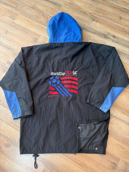 The Game World Cup 1994 USA Print Promo Parka Windbreaker,  Size XL
