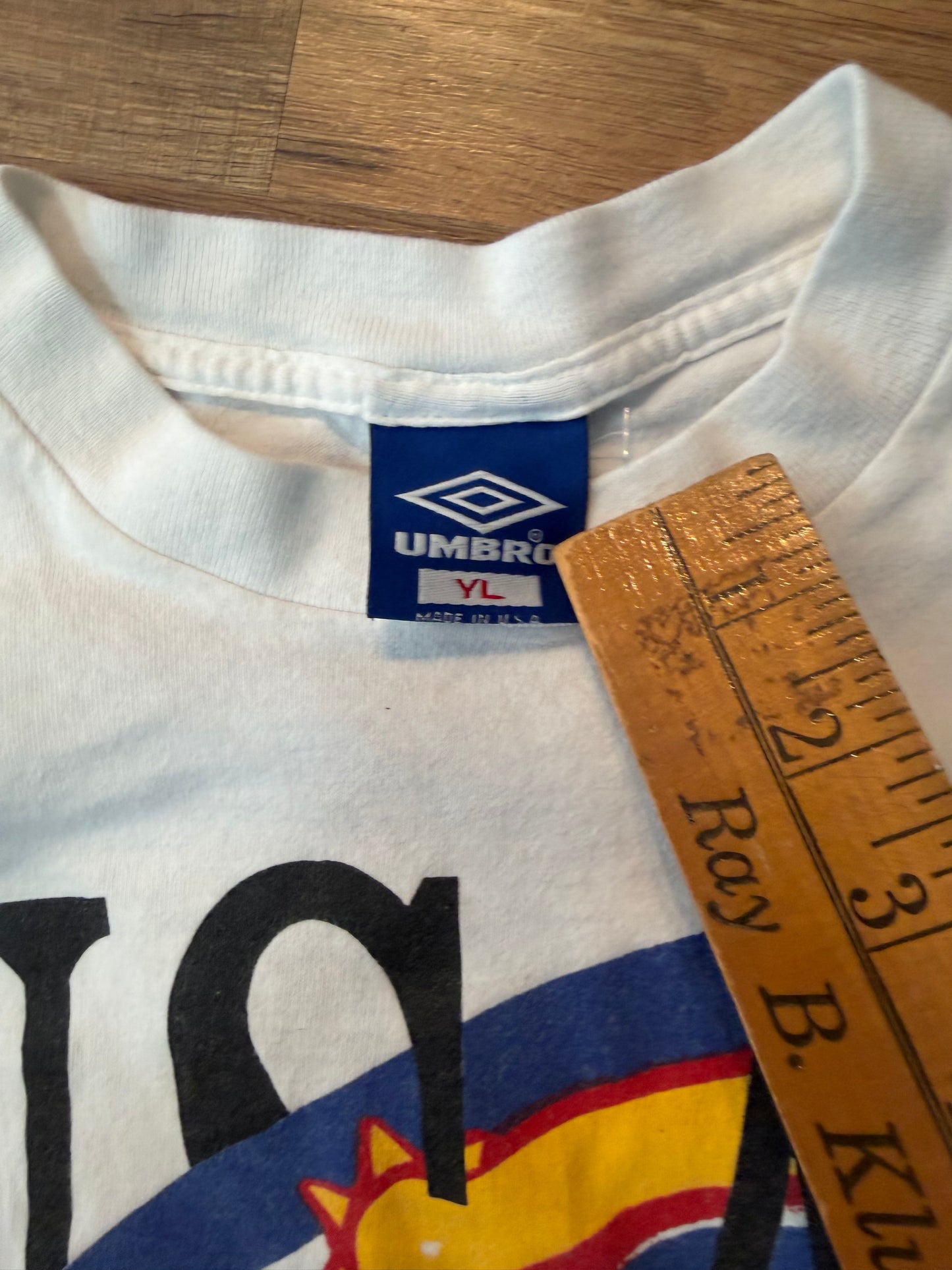 Umbro 1994 FIFA World Cup Soccer Tshirt, Size Adult Small