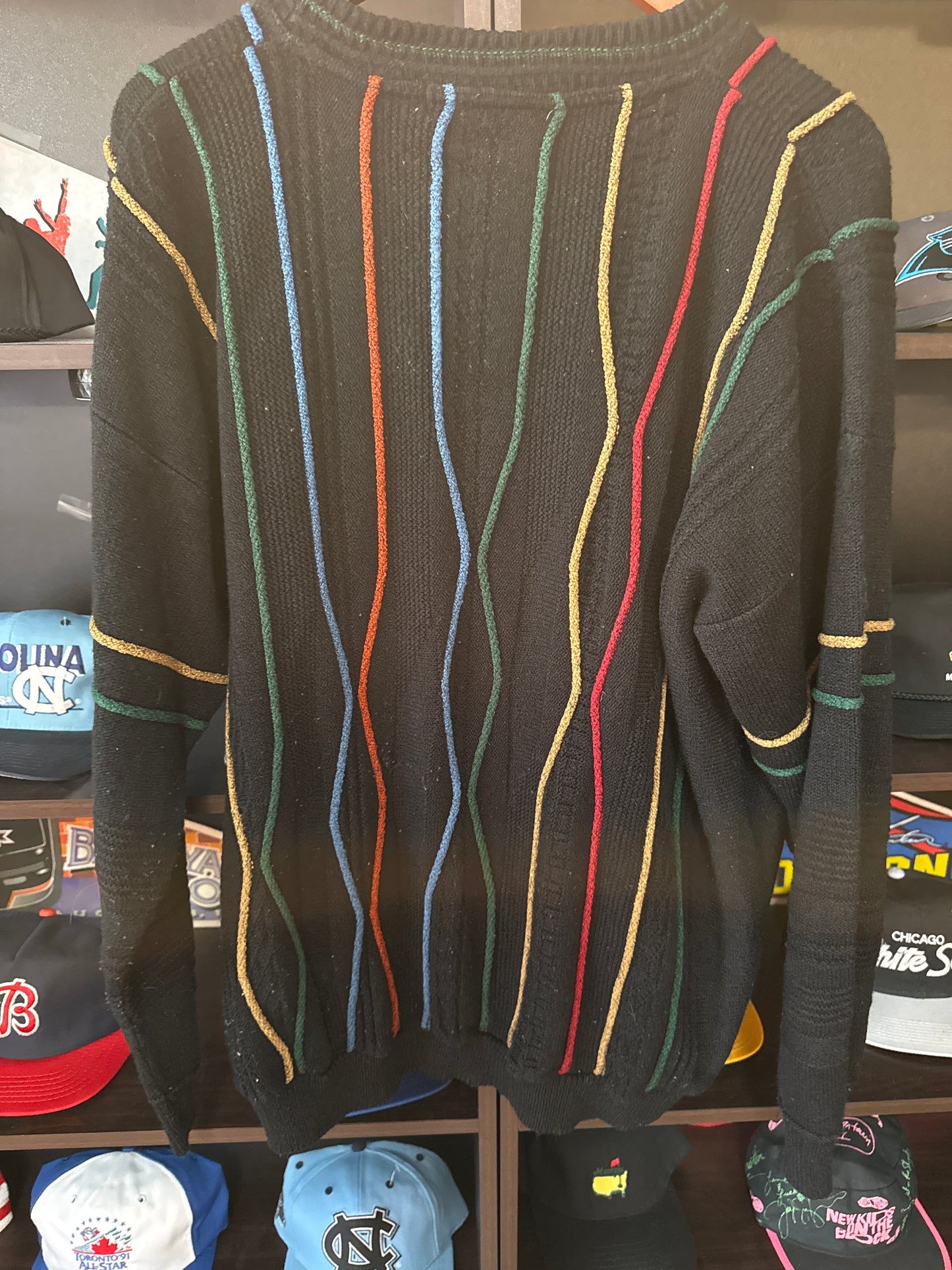 VTG Coogi Style 3D Knit Protege Collection Sweater, Size XL
