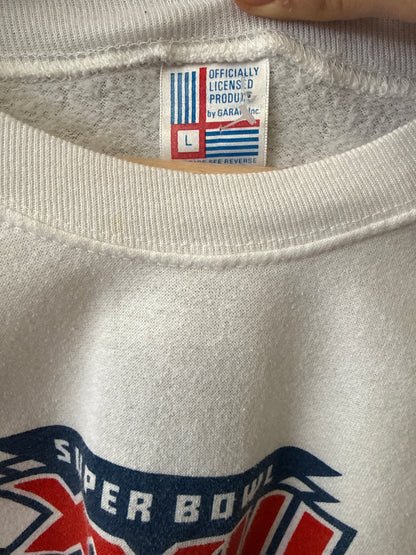 1989 Bengals v 49ers Super Bowl Crewneck, Size L