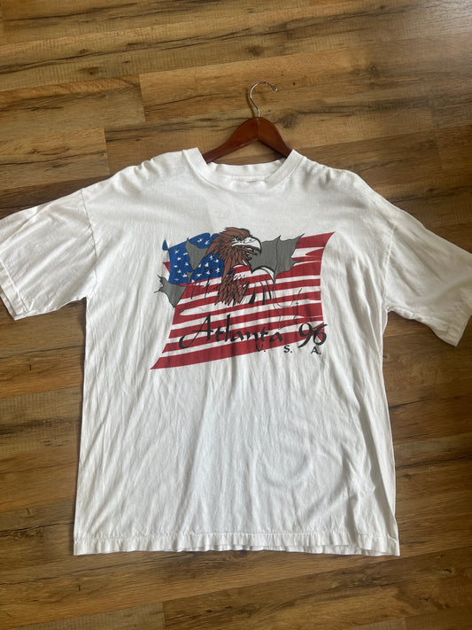 1996 Atlanta Olympics Eagle Tshirt, Size XL