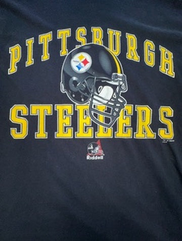 Vintage Pittsburgh Steelers Riddell 1998 NFL AFC Made USA Large