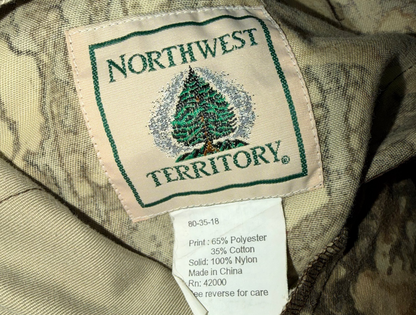 Vintage Northwest Territory Sniper Camo Brush Pants 36x30