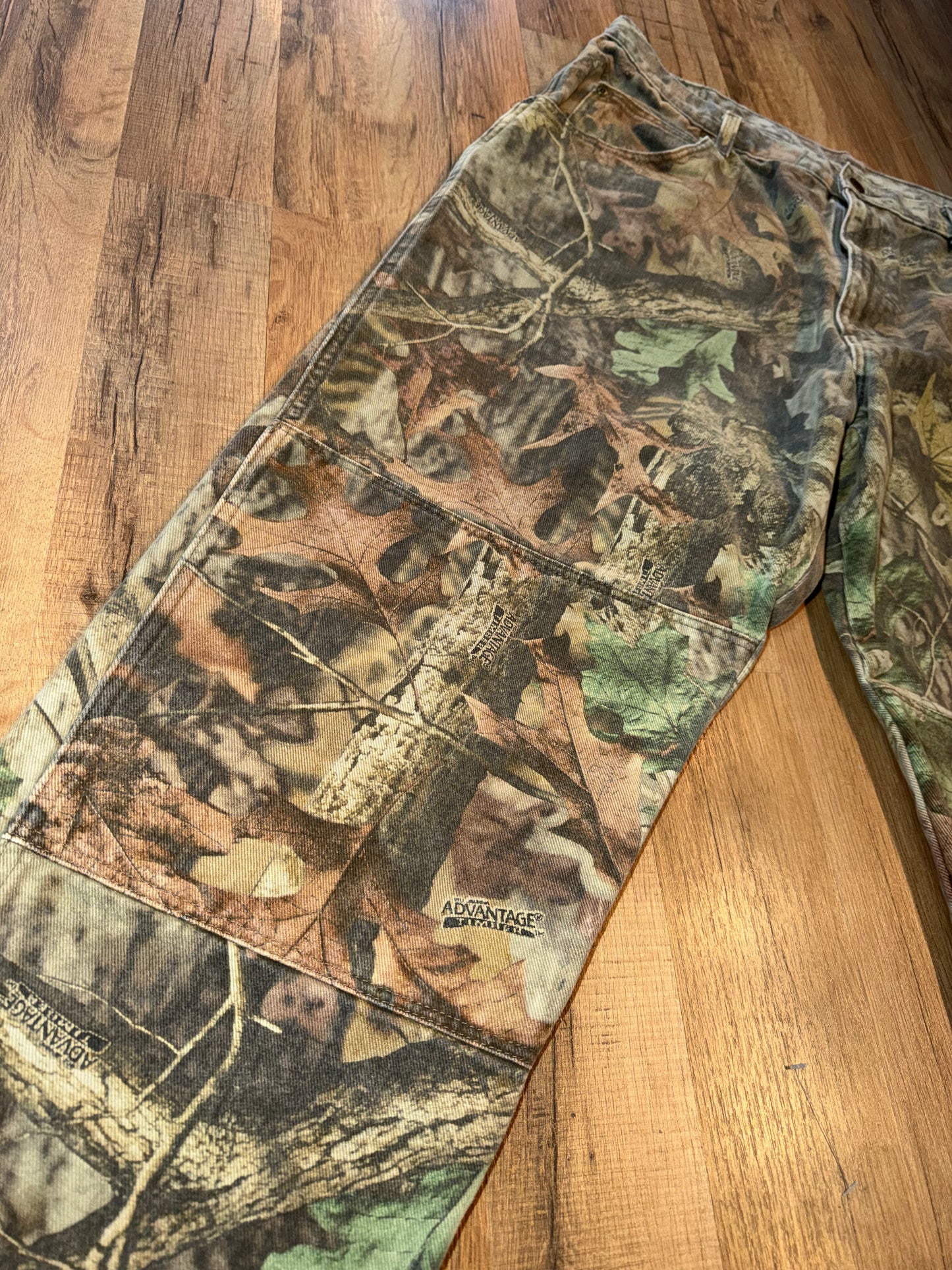 Vintage Wrangler Authentic Advantage Timber Camo Double Knee Pants