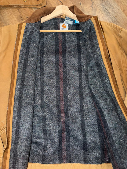 Vintage Detroit Carhartt Blanket Lined With Hood Size XXL