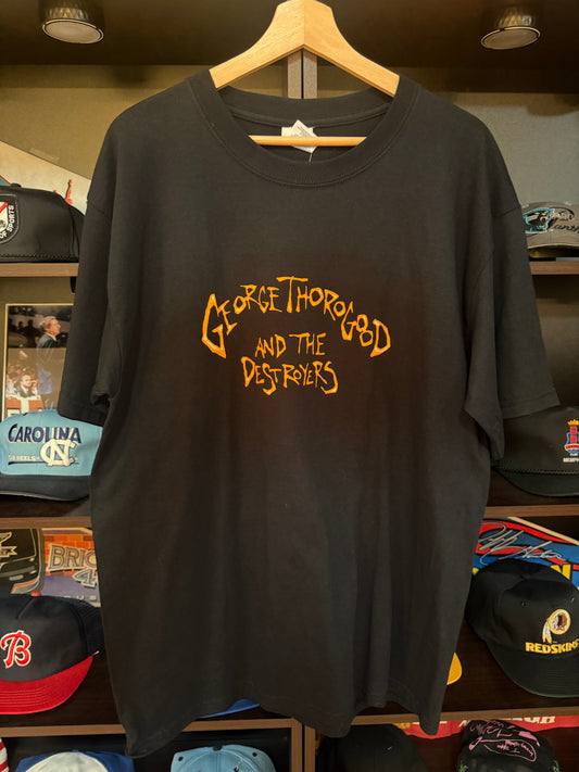 George Thorogood & The Destroyers Bad to the Bone Band Shirt Size Large