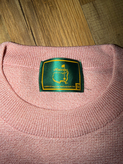 Vintage Masters Collection Golf Tournament Light Red Sweater