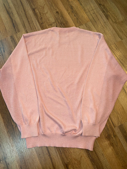 Vintage Masters Collection Golf Tournament Light Red Sweater