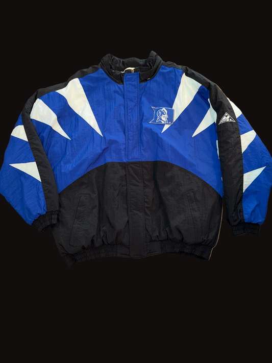 Apex One Duke Blue Devils Shark Tooth Puffer XL Full Zip Blue