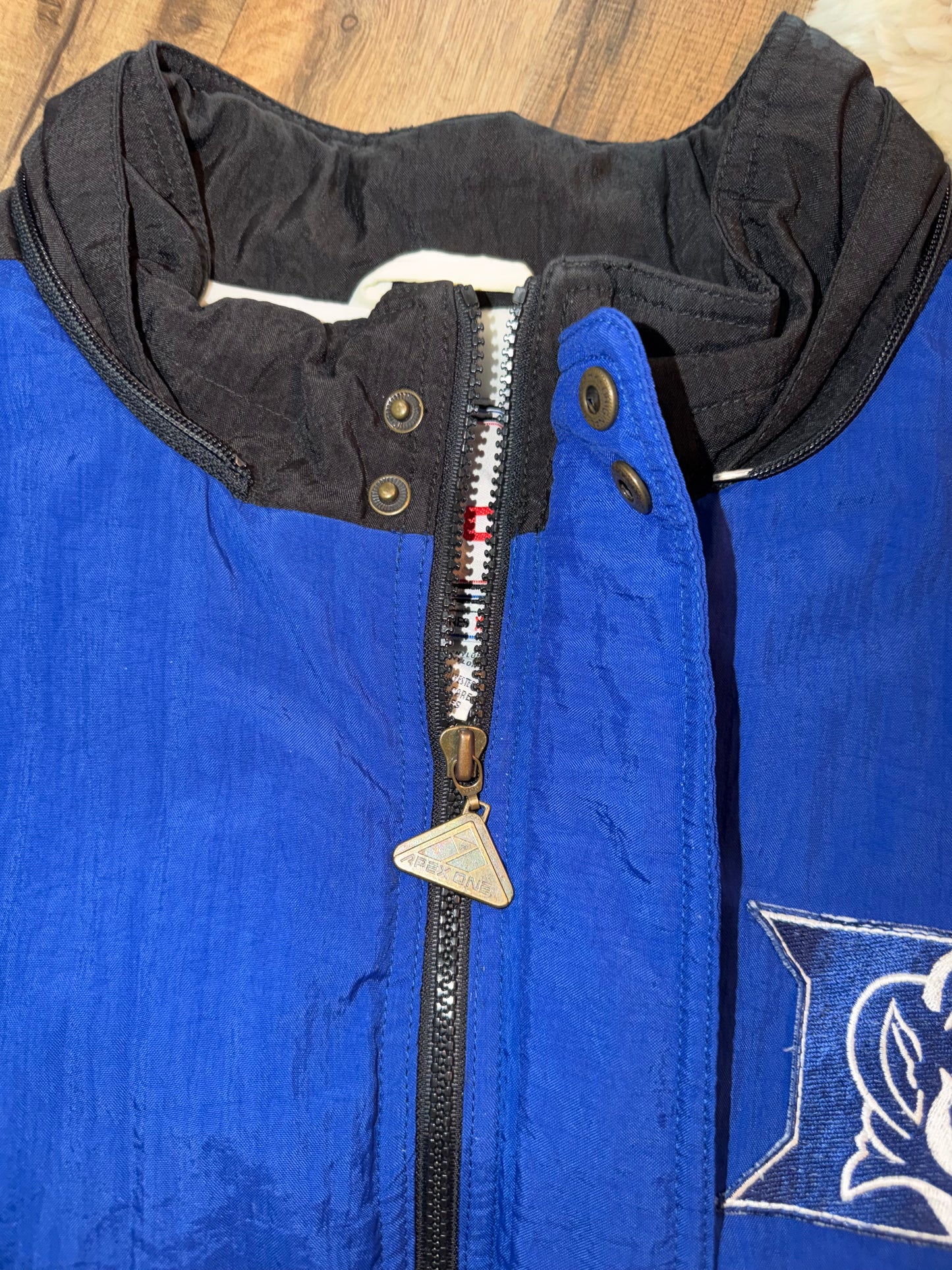Apex One Duke Blue Devils Shark Tooth Puffer XL Full Zip Blue
