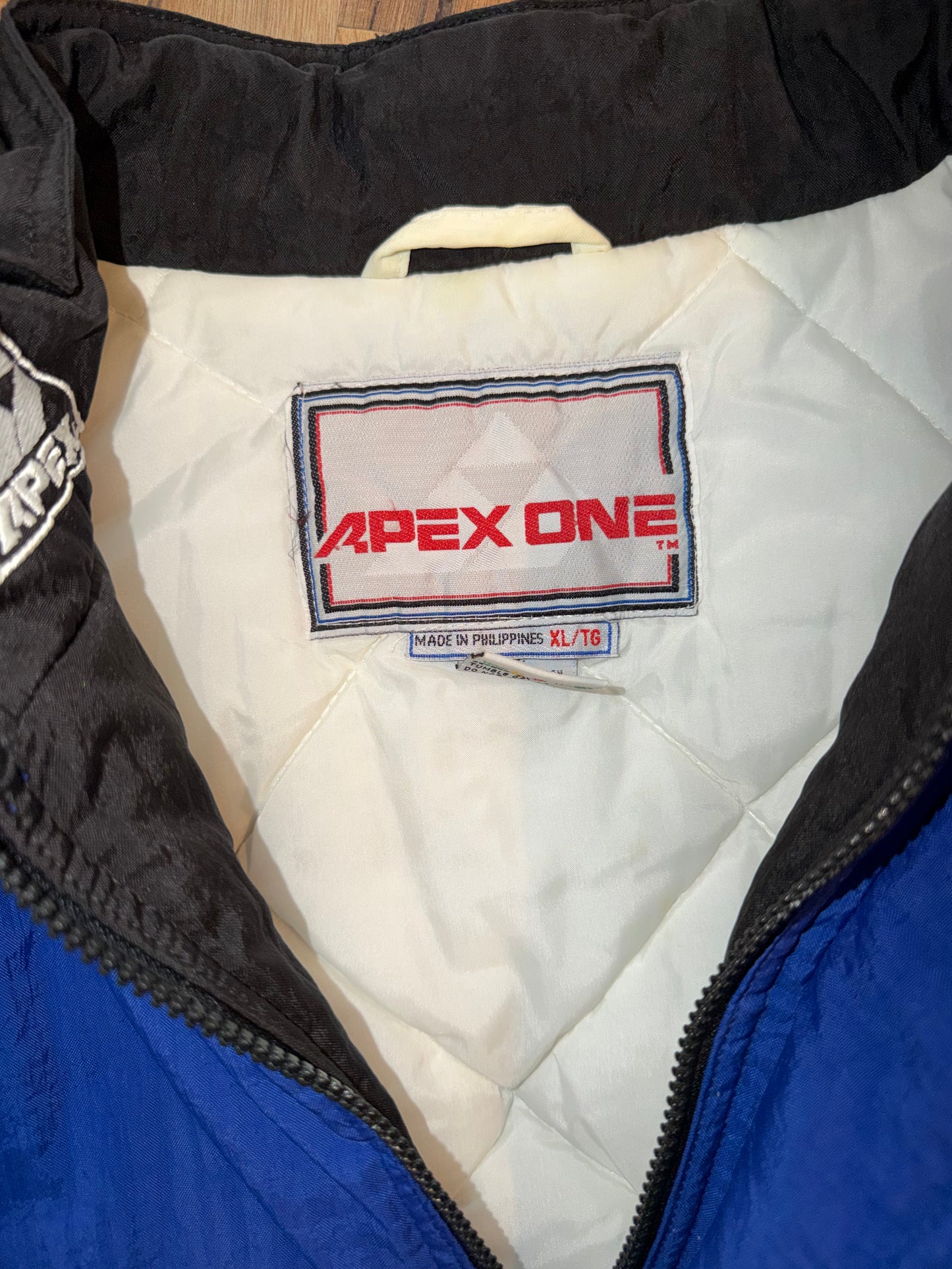 Apex One Duke Blue Devils Shark Tooth Puffer XL Full Zip Blue