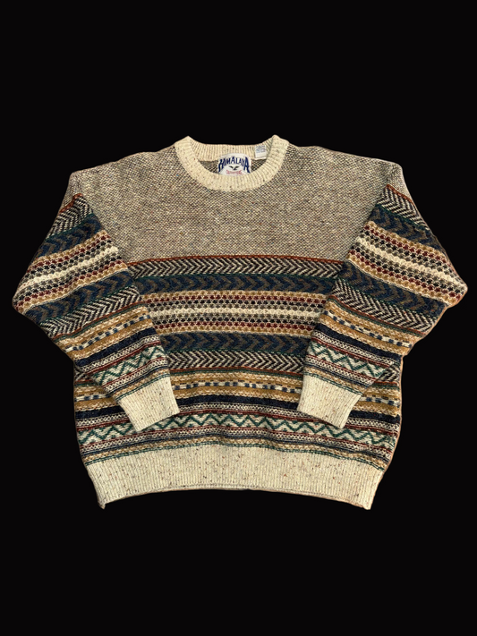 Vintage Himalaya Outfitters Knit Sweater XXL Wool Acrylic Pattern
