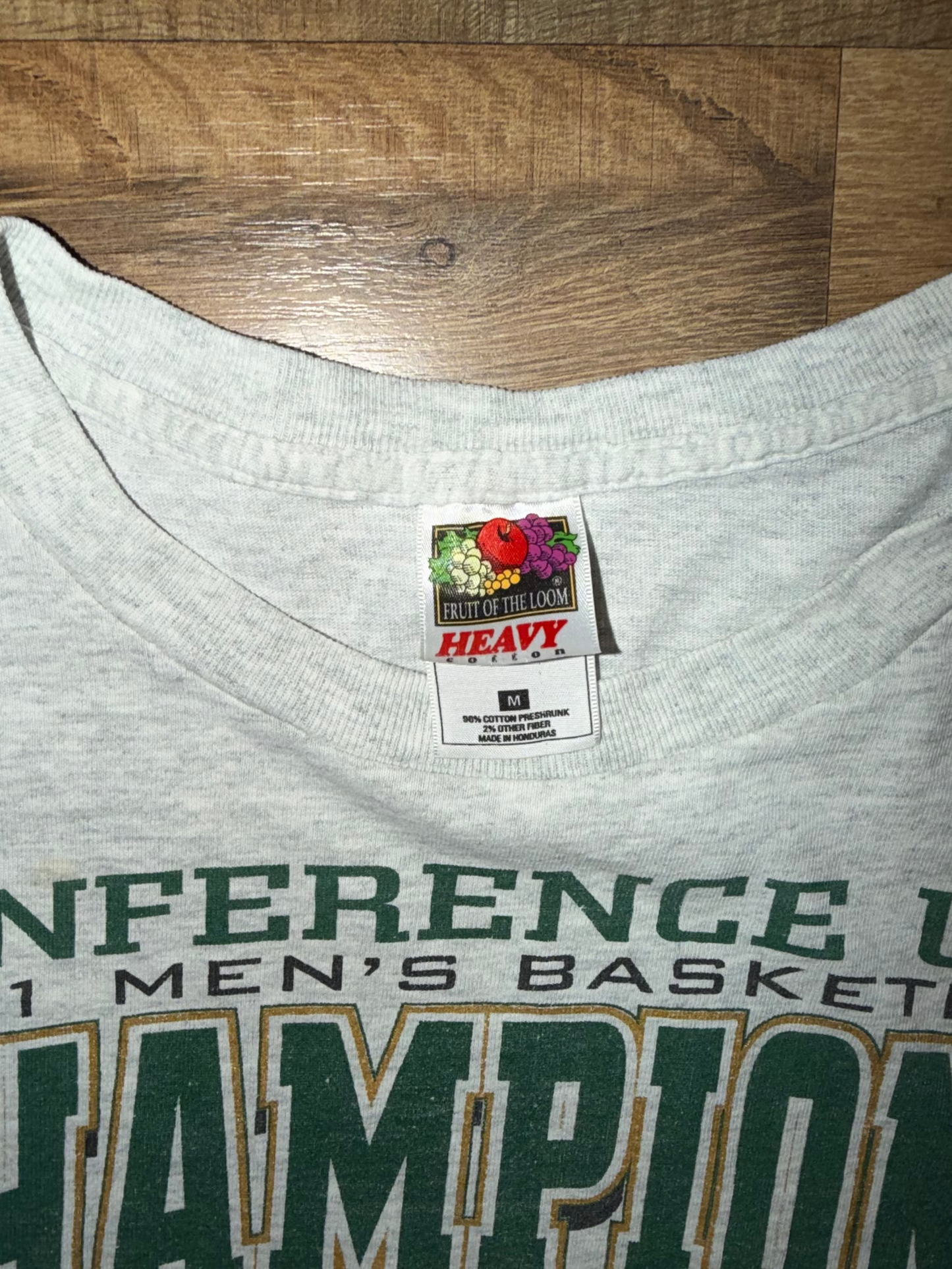 2001 UNC Charlotte 49ers Conference Champion C-USA Mens Basketball Medium Grey