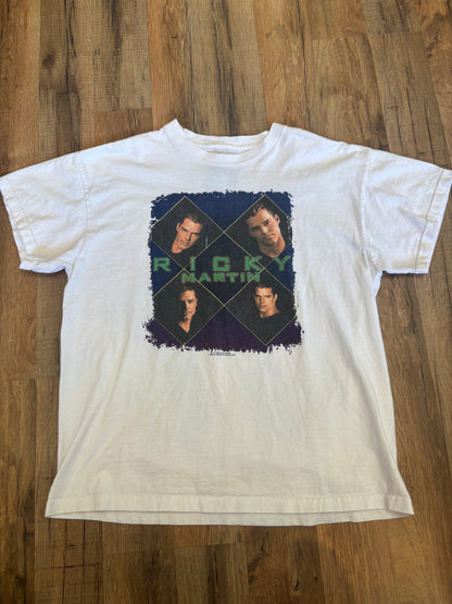 1999 Ricky Martin Vintage Band TShirt, Size Small