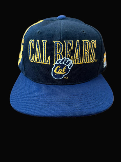 Vintage Sports Specialties California Bears Snapback Black Navy Yellow OSFA