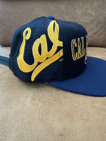 Vintage Sports Specialties California Bears Snapback Black Navy Yellow OSFA