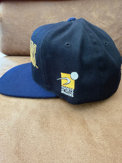 Vintage Sports Specialties California Bears Snapback Black Navy Yellow OSFA