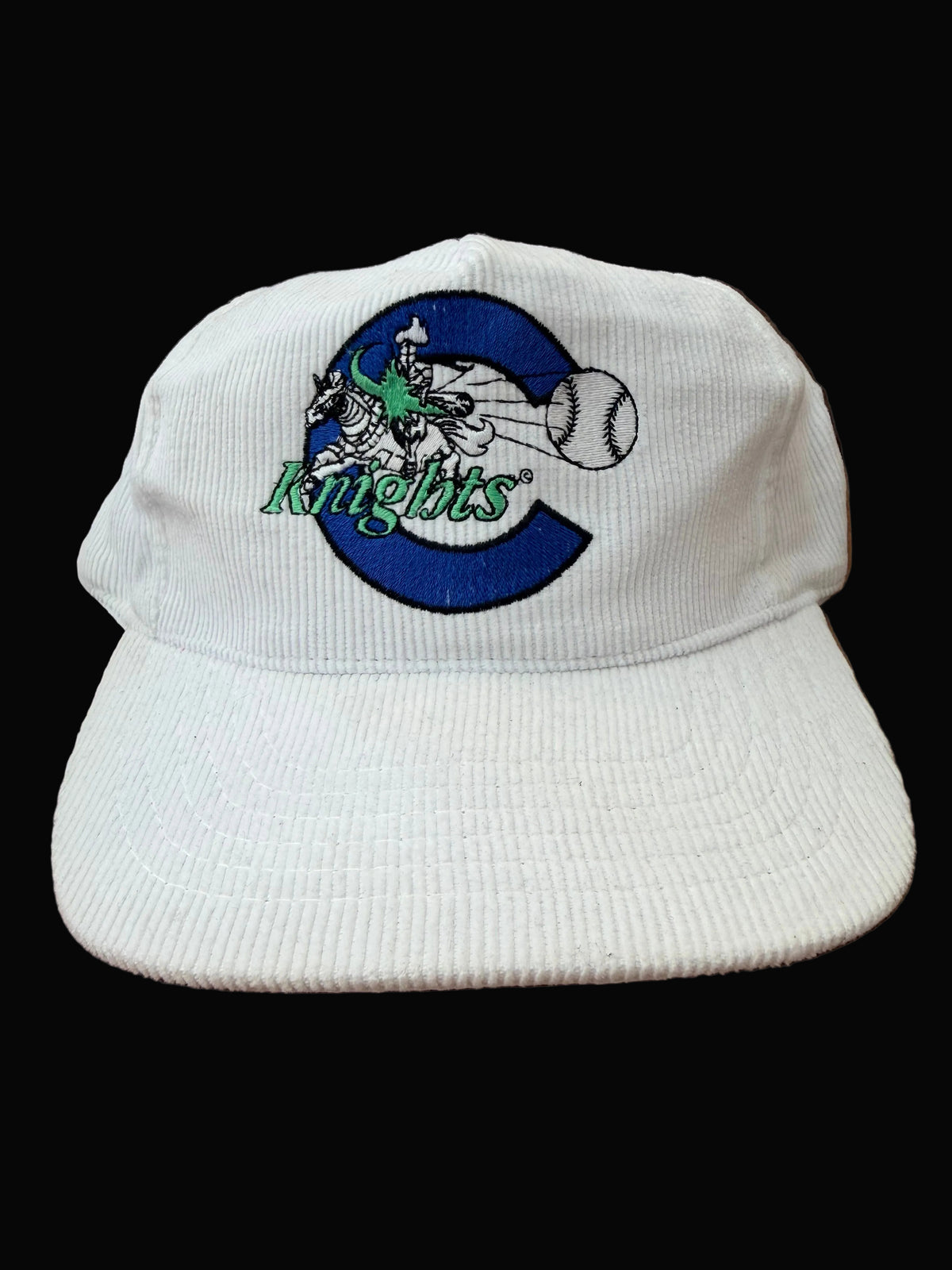 Universal Top of the World Corduroy Charlotte Knights Snapback White