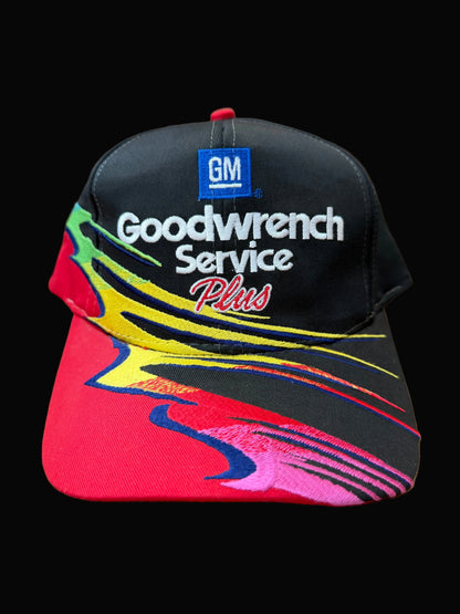 Vintage Dale Earnhardt #3 Peter Max GoodWrench Service Chase Snapback Hat Black NASCAR