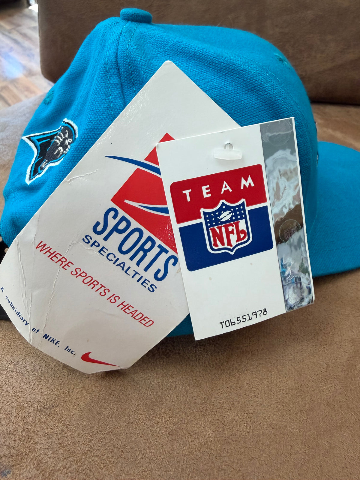 Vintage Sports Specialties Carolina Panthers Team NFL Snapback Football Hat