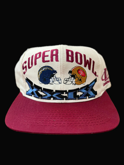 Vintage Super Bowl XXIX Chargers v 49ers Logo Athletic Team NFL SnapBack