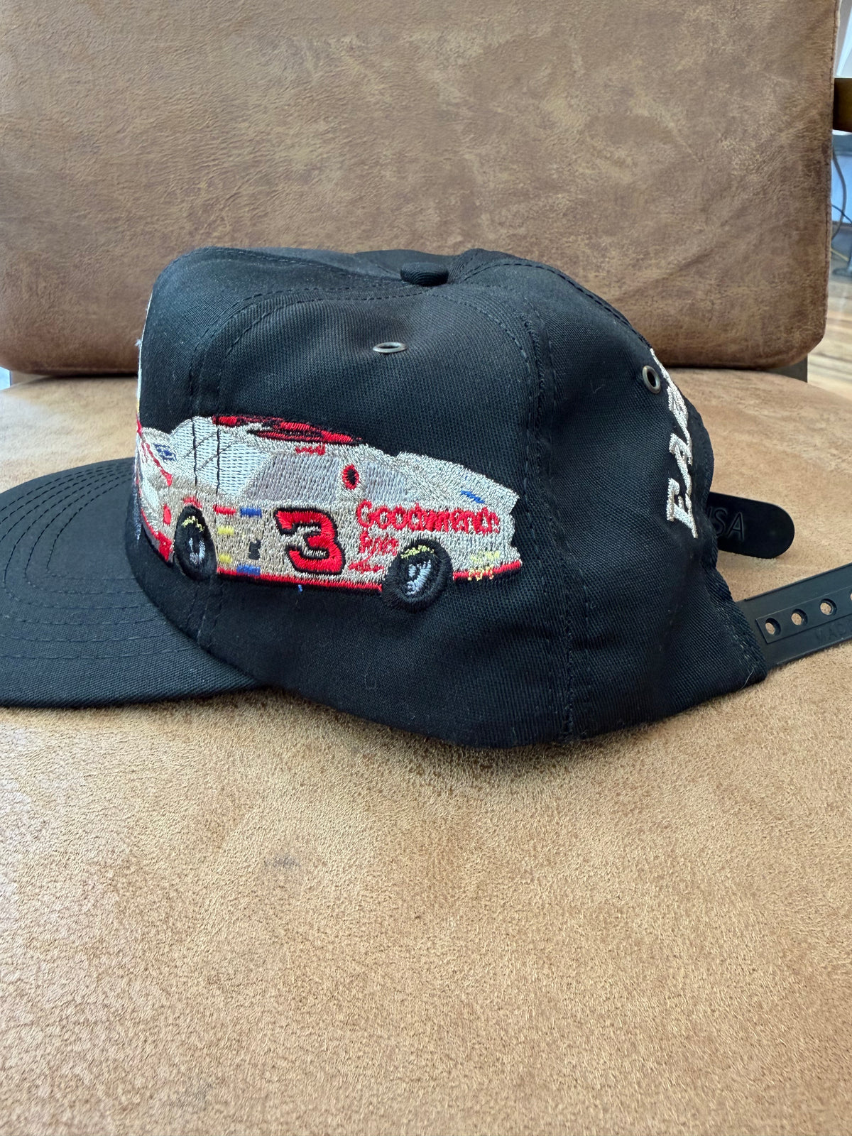Winston Cup 25th Anniversary Silver Embroidery Limited Edition Wrap Around Dale Earnhardt #3 Snapback