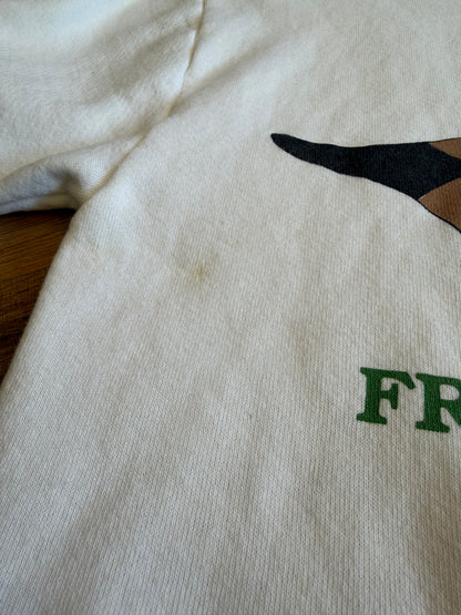 Vintage French Broad River Decoy Co. Crewneck Size Medium White Duck Hunting