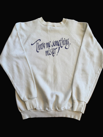 1991 Washington D.C. Mardi Gras "Louisiana We're Hot Stuff" Crewneck Size XL White