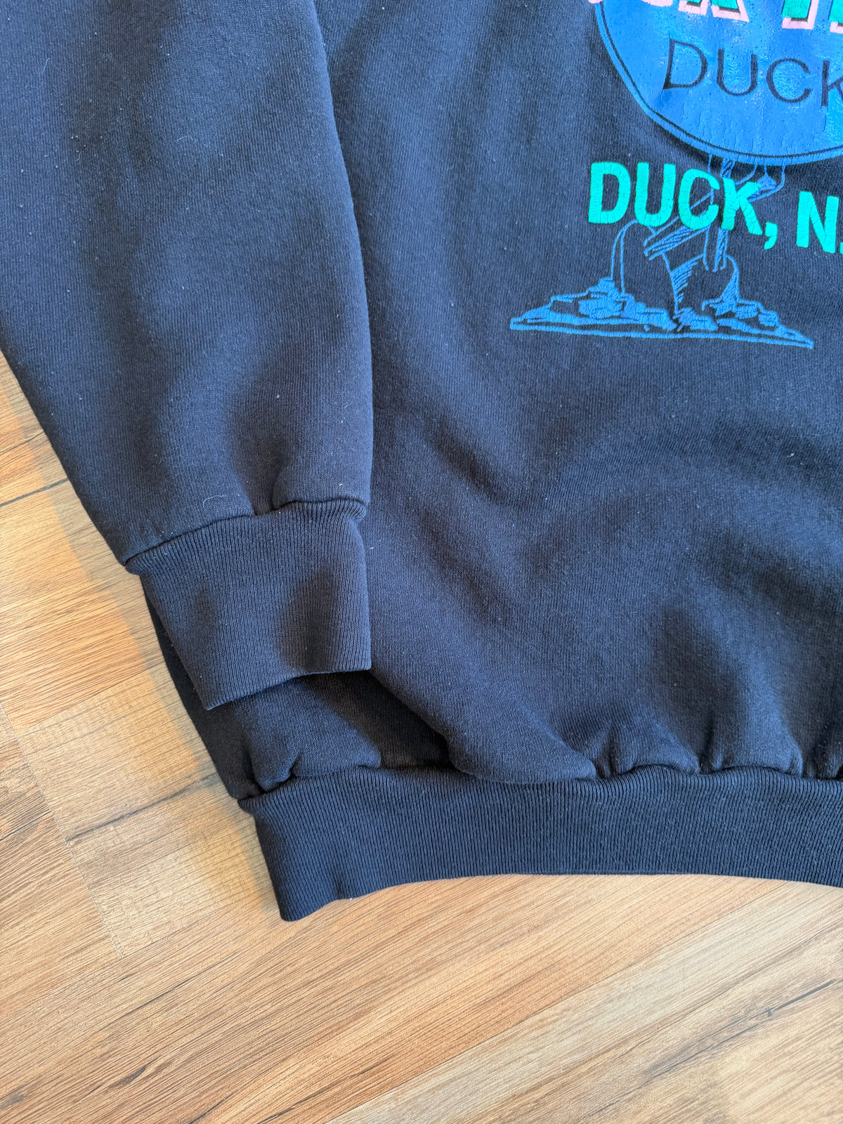 Vintage Rock Hard Duck of Duck NC, Hard Rock Cafe Boot Crewneck Size XL Humor Funny