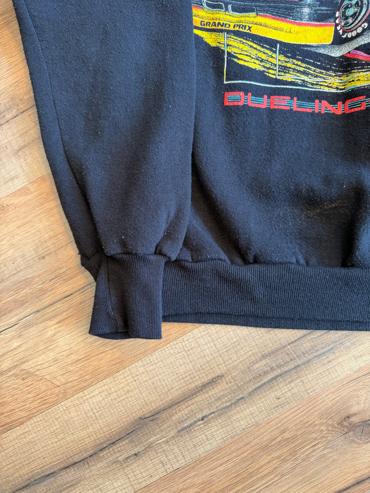 1992 Rusty Wallace Dueling Deuce #2 Coupe Miller Draft Crewneck Sweater Black Size Medium