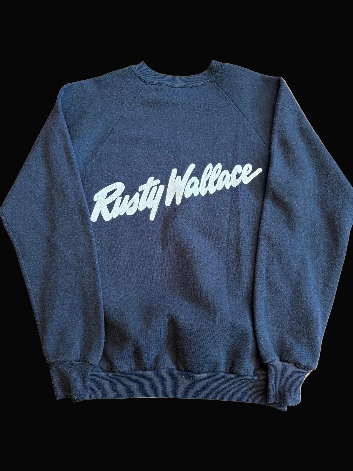 1992 Rusty Wallace Dueling Deuce #2 Coupe Miller Draft Crewneck Sweater Black Size Medium