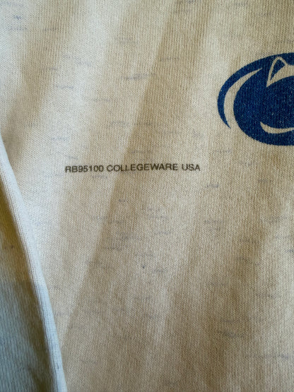 1995 Penn State Nittany Lions Rose Bowl Crewneck Sweater PSU Heather Grey Medium