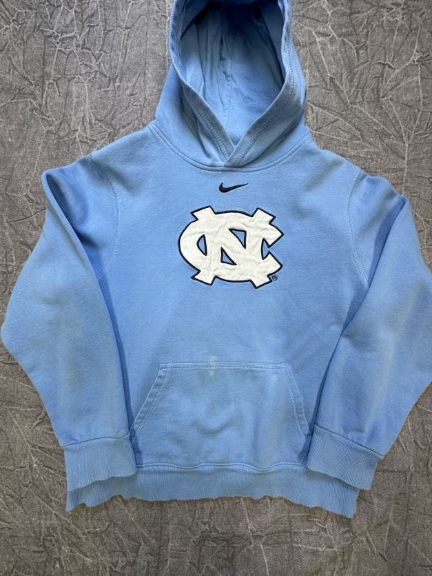 Vintage Nike North Carolina Tar Heels Hoodie Mens S Center Swoosh ACC