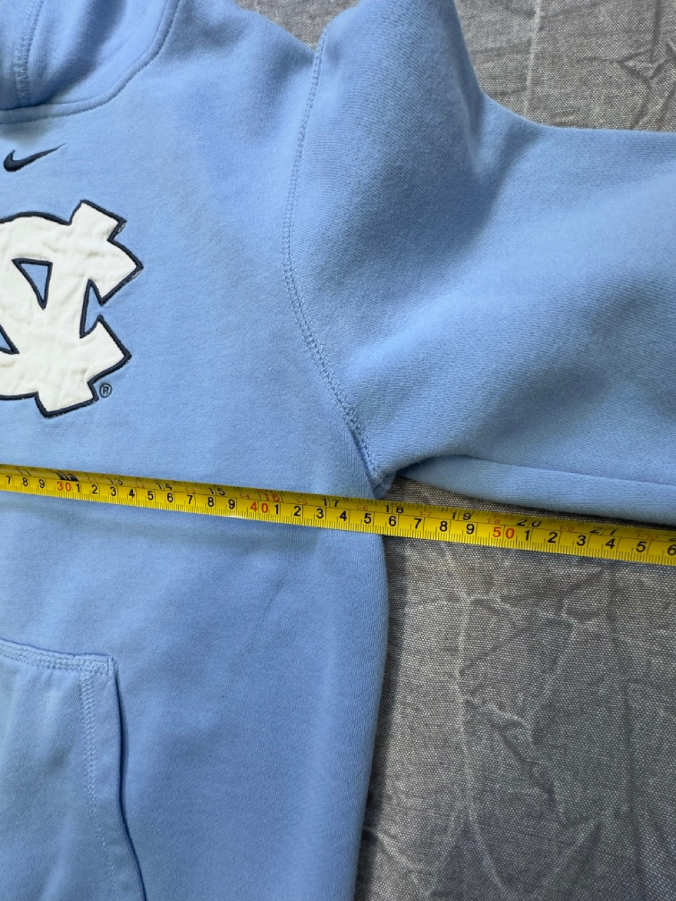 Vintage Nike North Carolina Tar Heels Hoodie Mens S Center Swoosh ACC