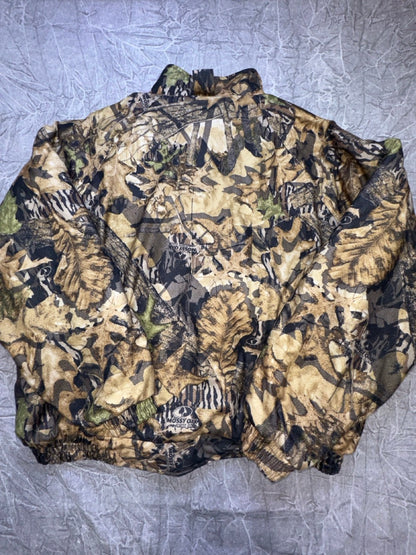 Woolrich Camo Jacket Men XXL Outdoor Guide Mossy Oak Forest Floor Pattern