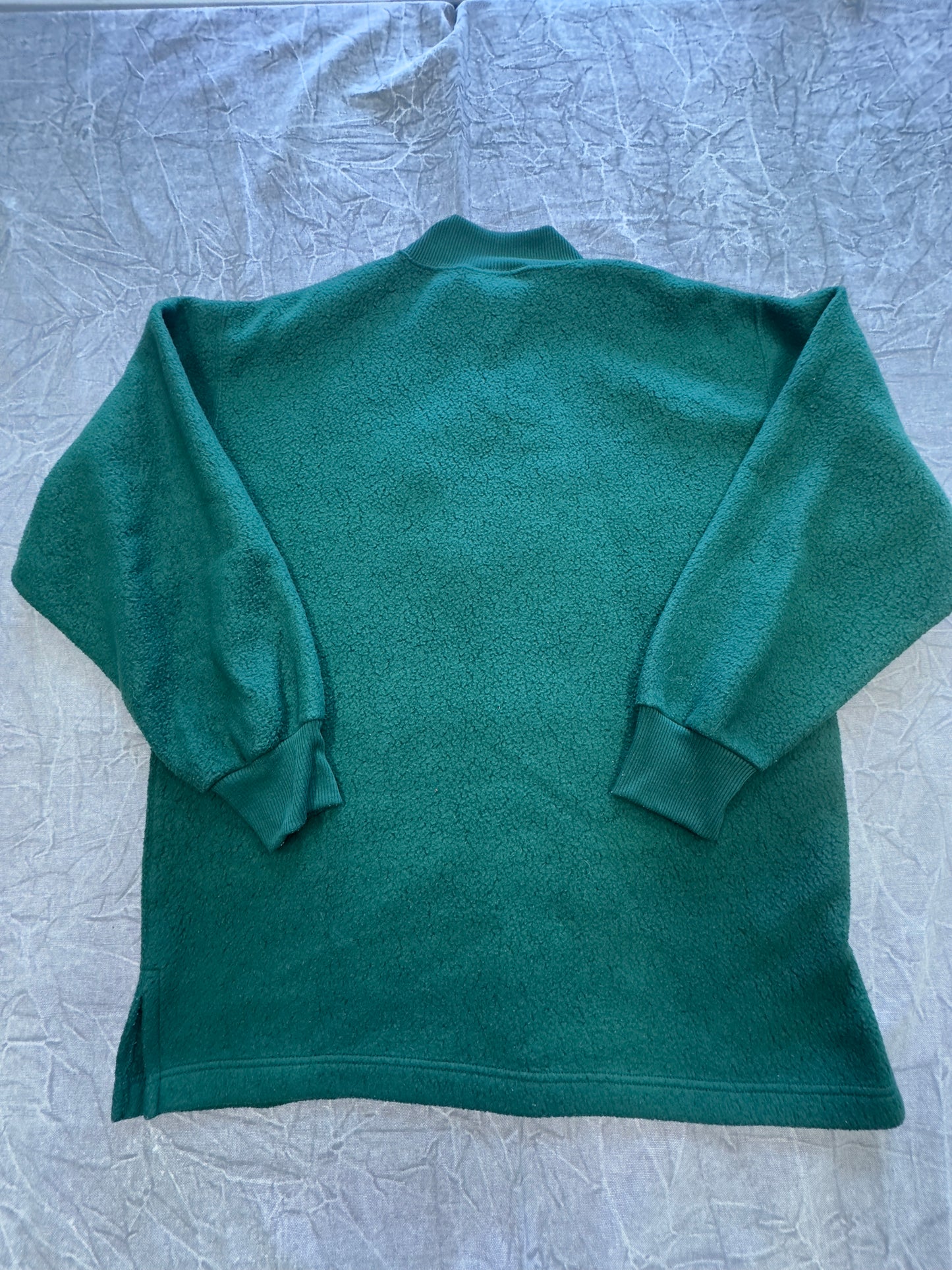 Vintage Carreau Sport Green Fleece Christmas Present Crewneck Sweater Winter