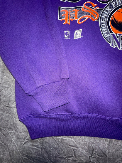 Vintage Phoenix Suns NBA Crewneck Sweater Basketball Logo 7 Competitor XL Made USA