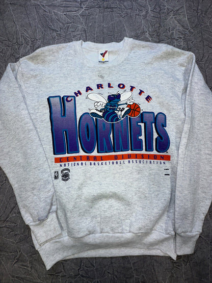 Vintage Charlotte Hornets Sweater NBA Basketball Artex Sportswear Crewneck