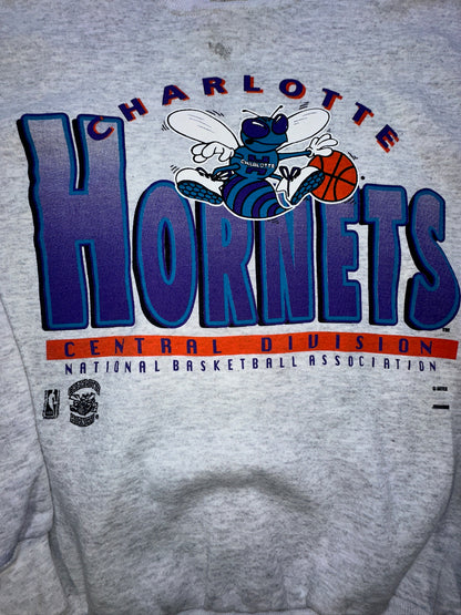 Vintage Charlotte Hornets Sweater NBA Basketball Artex Sportswear Crewneck