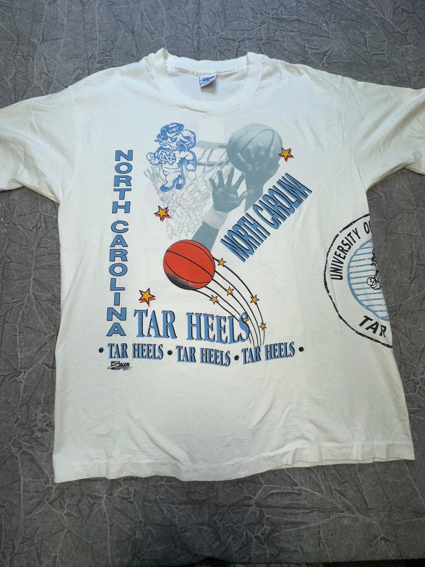 VTG North Carolina Tar Heels Salem Sports Aerial Assault Wrap Around Shirt XL