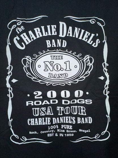 Vintage The Charlie Daniel's Band 2000 Shirt Road Dogs Tour Size XL Band Music