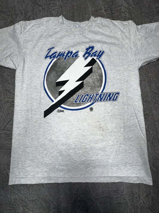 Vintage Tampa Bay Lightening Salem Sports 1992 Size Large Shirt