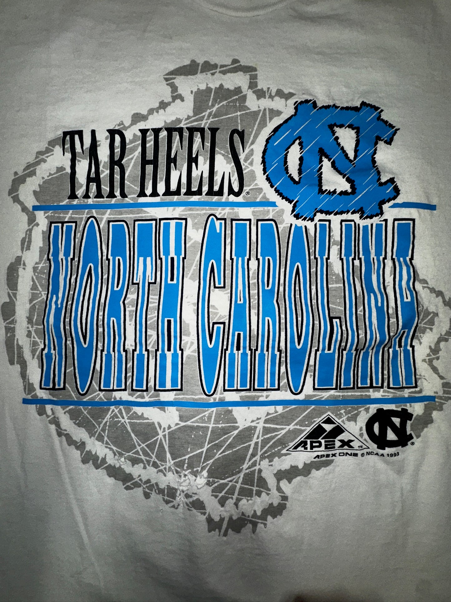 Vintage University of North Carolina Tarheel Apex One Basketball XL