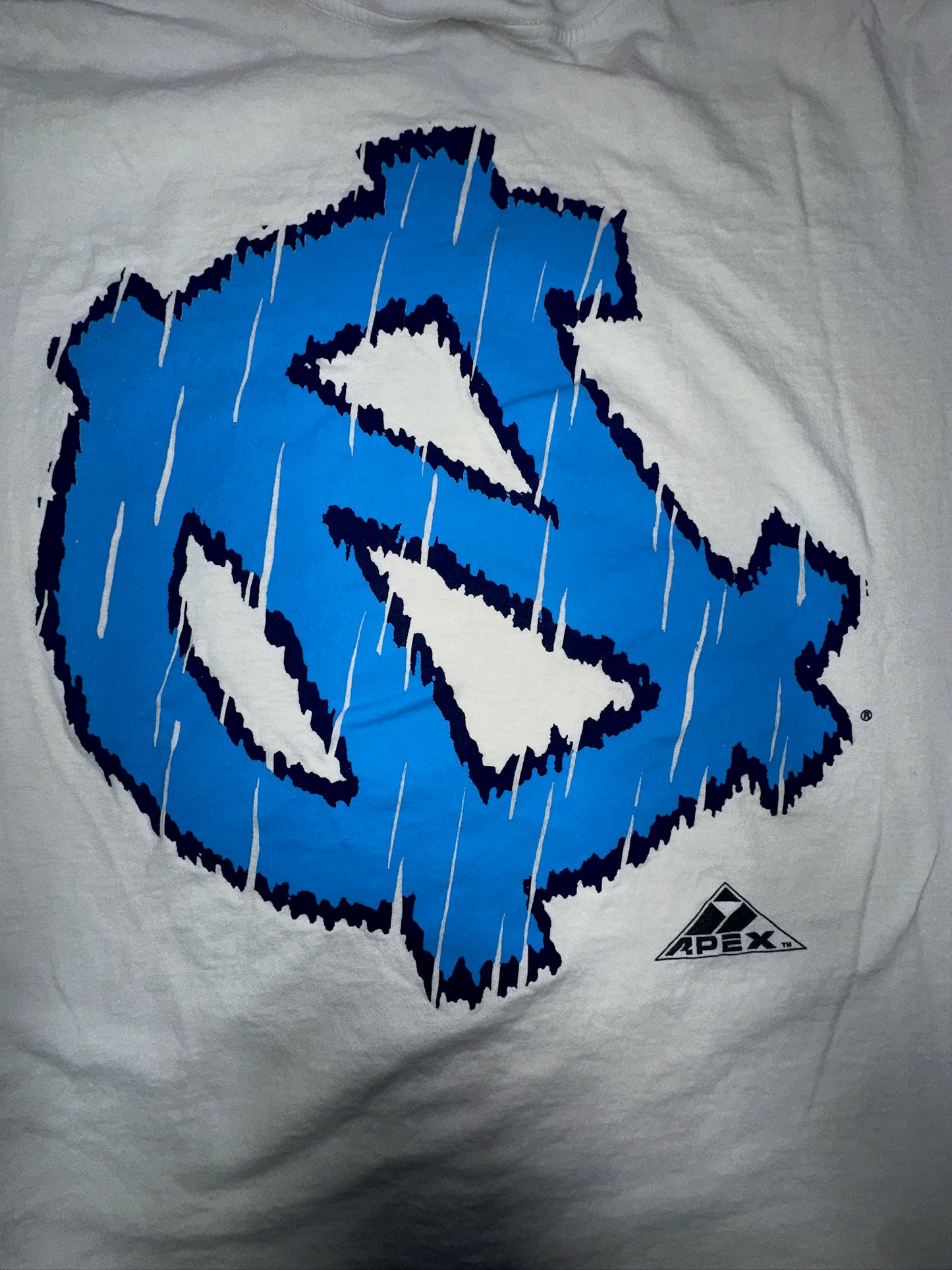 Vintage University of North Carolina Tarheel Apex One Basketball XL